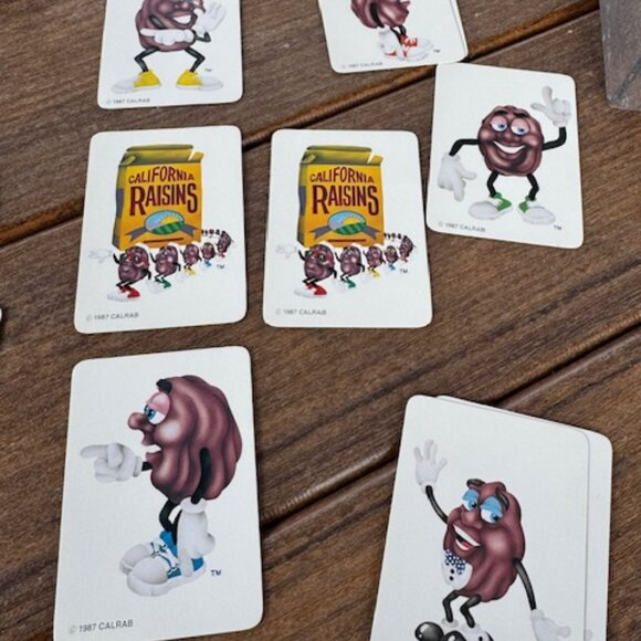 THE CALIFORNIA RAISINS CARD GAME VINTAGE 1987 - Picture 11 of 11